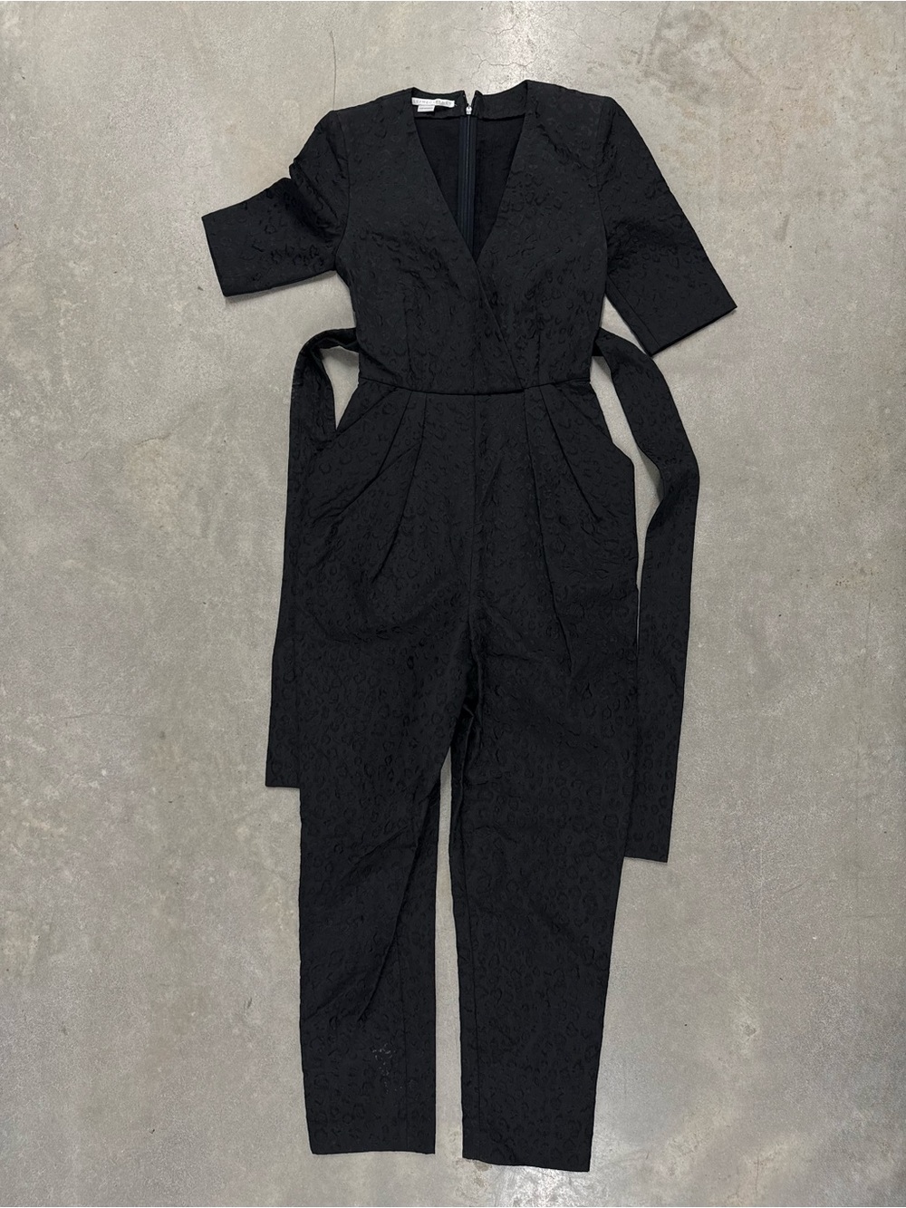 Stella McCartney Leopard-jacquard jumpsuit